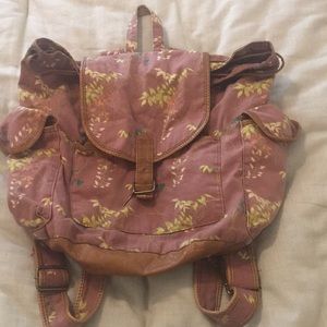 Canvas Printed Backpag